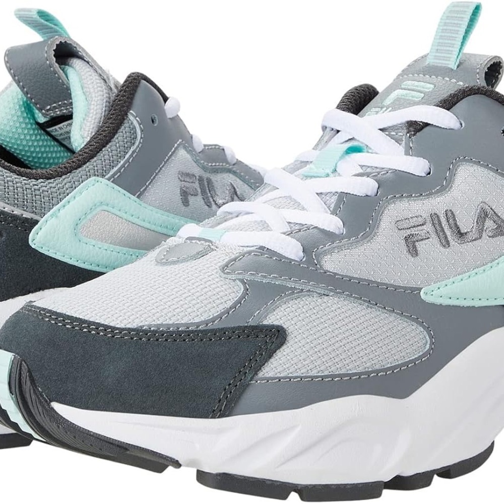 FILA Recollector Mint Green & White Athletic Sneakers - Picture 11 of 11